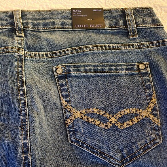 CODE BLEU MAYA JEANS 14p NWT - Picture 4 of 7